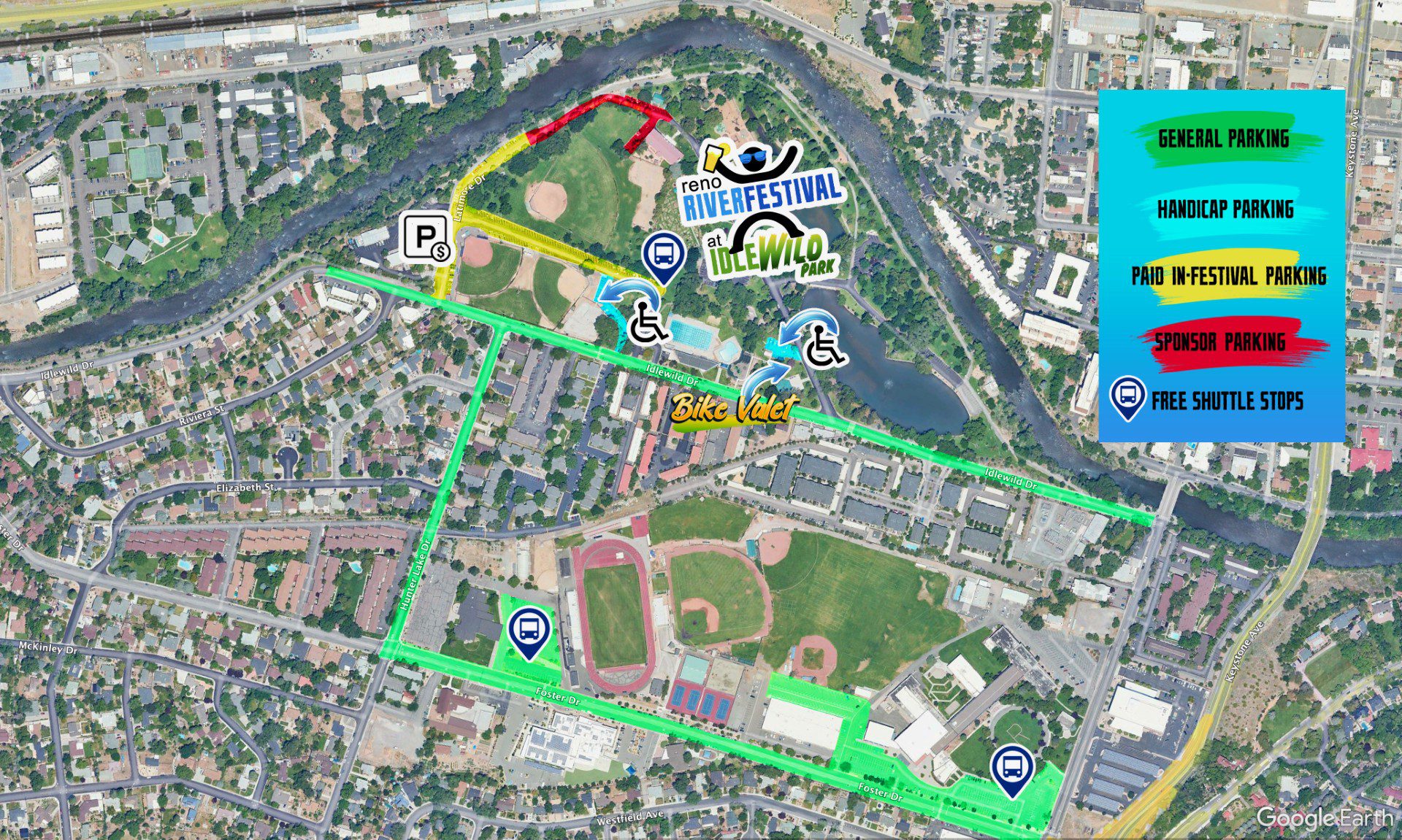 RiverFest 2026 Parking Map